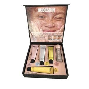 NUDESTIX NUDESKIN 5Pc Skincare Regimen To Cleanse, Tone & Moisturize NEW FULL SZ